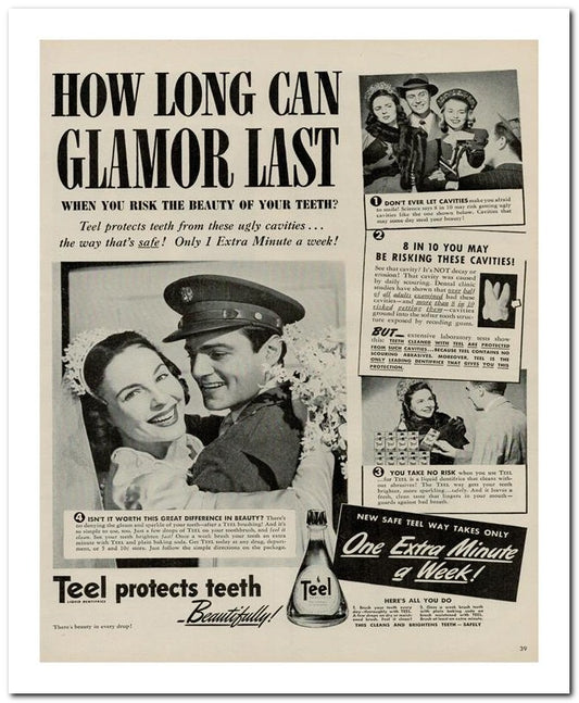 8x10 Vintage Ad 1944 Glamor Last 02062503220