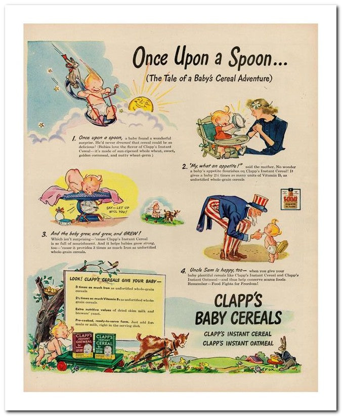 8x10 Vintage Ad 1944 Once Upon A Spoon 02062503223
