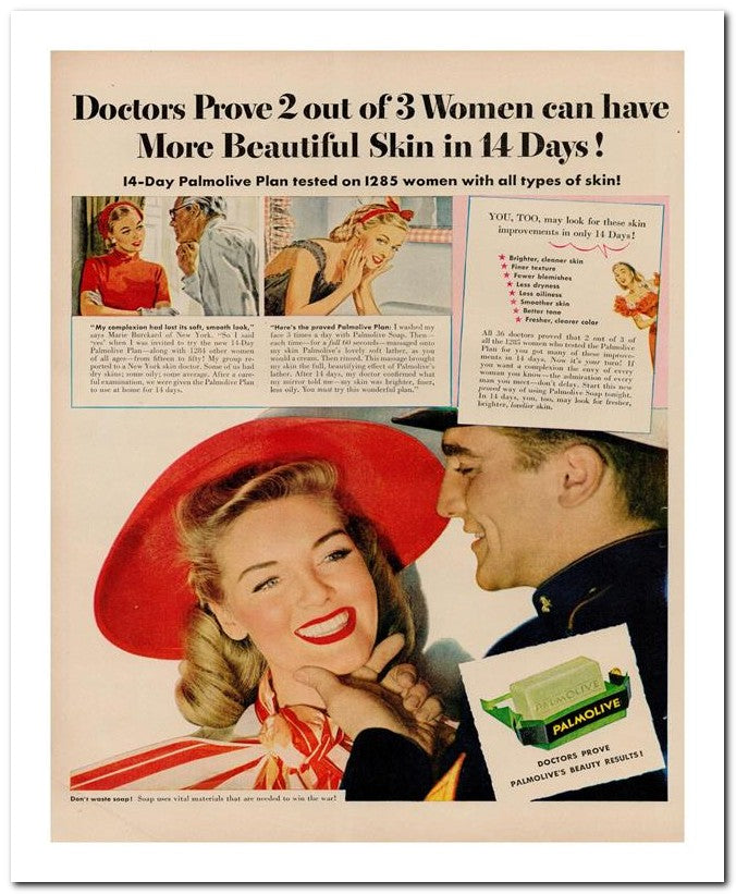 8x10 Vintage Ad 1944 Doctors Prove 2 Out Of 3 Women Can Have 02062503230