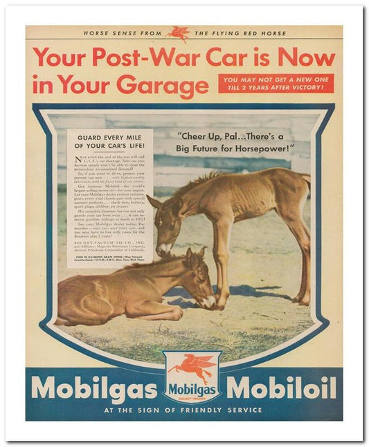 8x10 Vintage Ad 1944 Your Post War Car Is Now 02062503235
