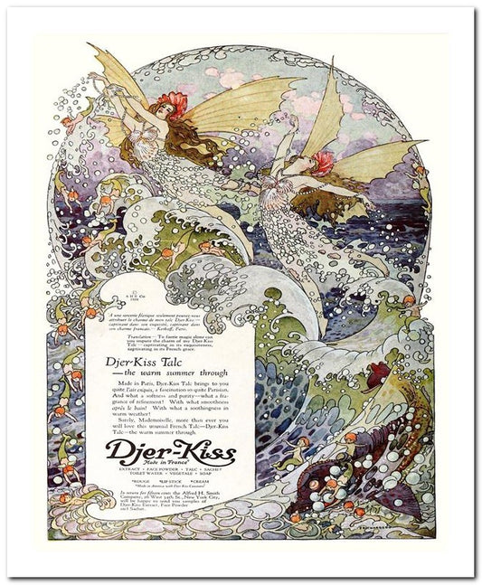 8x10 1920s Ad Djer-Kiss Talc 07042500014