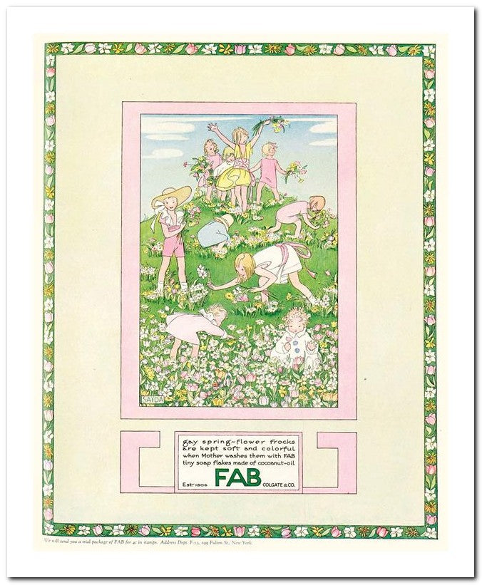 8x10 1920s Ad Fab 07042500024