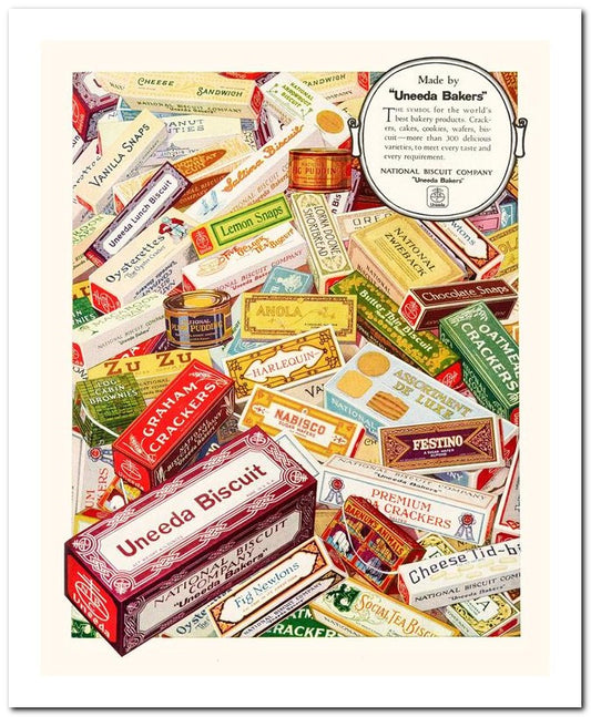 8x10 1920s Ad Made By Uneeda Bakers 07042500032