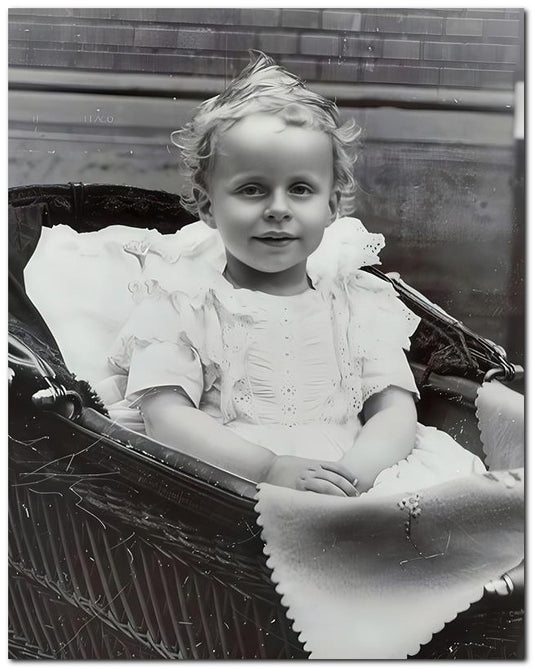 Belle Epoque Children 1896 Carriage 8x10 Photo Print 23052500002