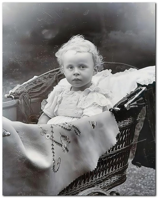 Belle Epoque Children 1896 Pram 8x10 Photo Print 23052500003