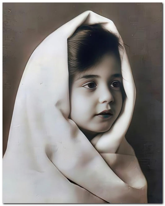 Belle Epoque Children 1900's Child Head 8x10 Photo Print 23052500020