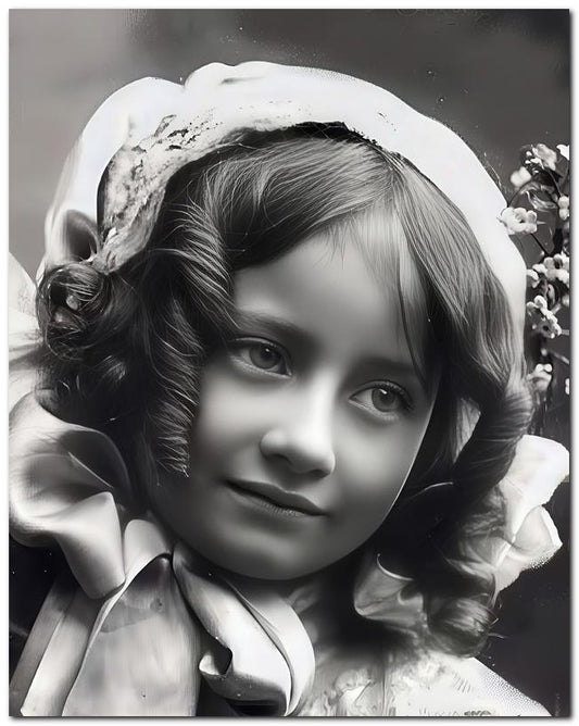 Belle Epoque Children 1900's Close Up 8x10 Photo Print 23052500021