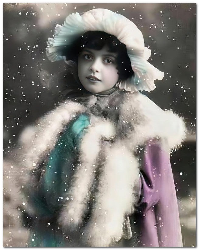 Belle Epoque Children 1900's Furs Now 8x10 Photo Print 23052500031