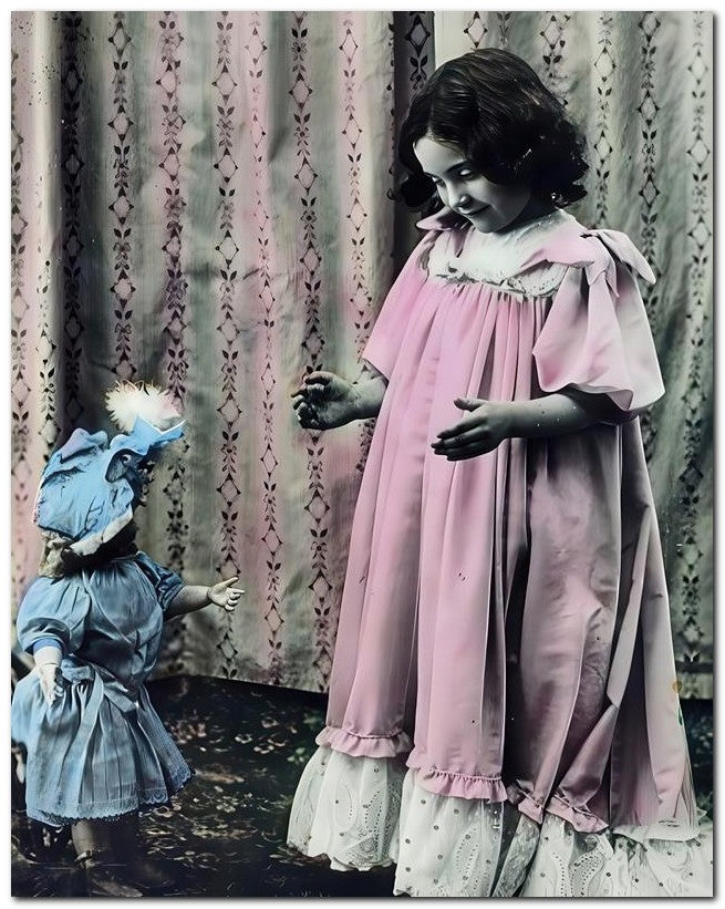 Belle Epoque Children 1907 Playing Mom 8x10 Photo Print 23052500167