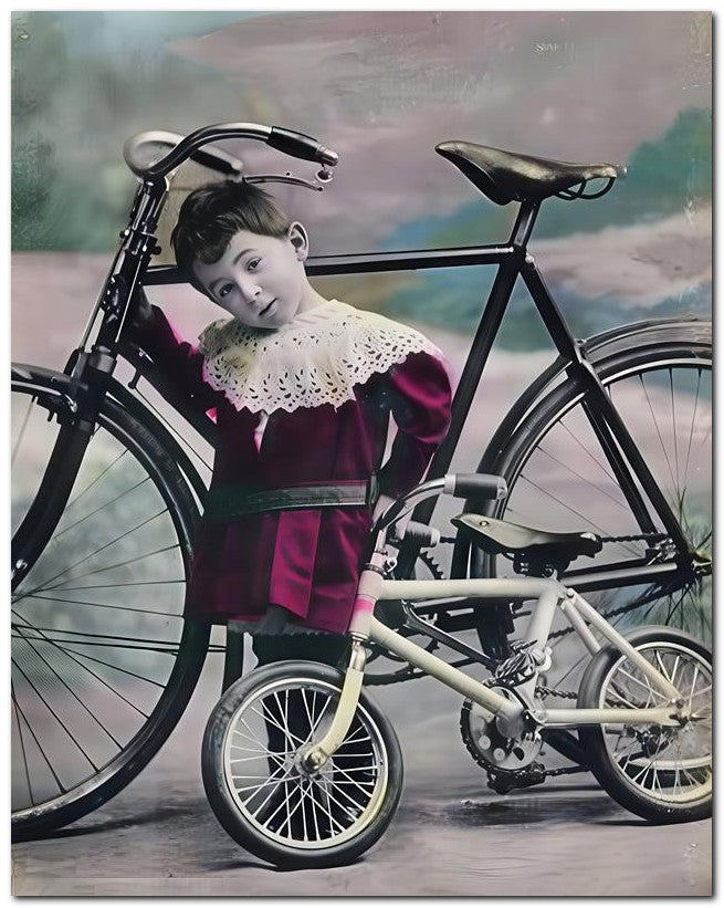 Belle Epoque Children 1908 Bike Trike 8x10 Photo Print 23052500197