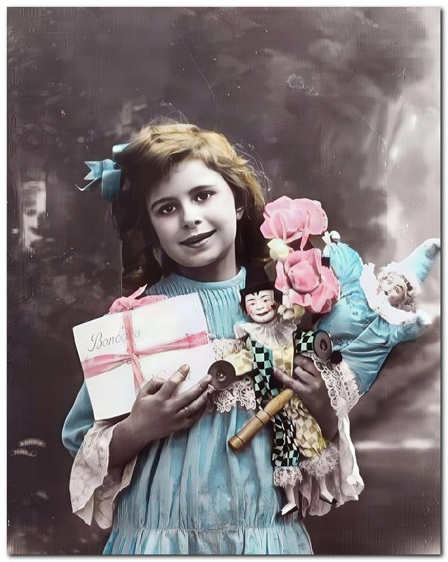 Belle Epoque Children 1908 Girl Gifts 8x10 Photo Print 23052500224