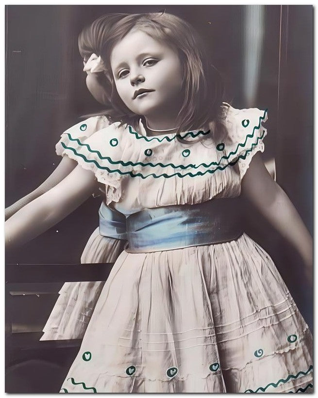 Belle Epoque Children 1908 Mirror Image 8x10 Photo Print 23052500239