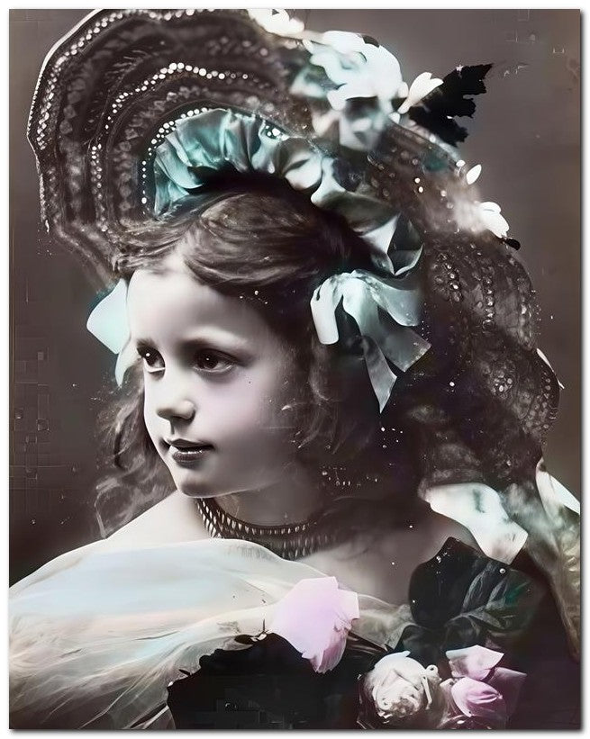 Belle Epoque Children 1909 Child Bonnet 8x10 Photo Print 23052500270