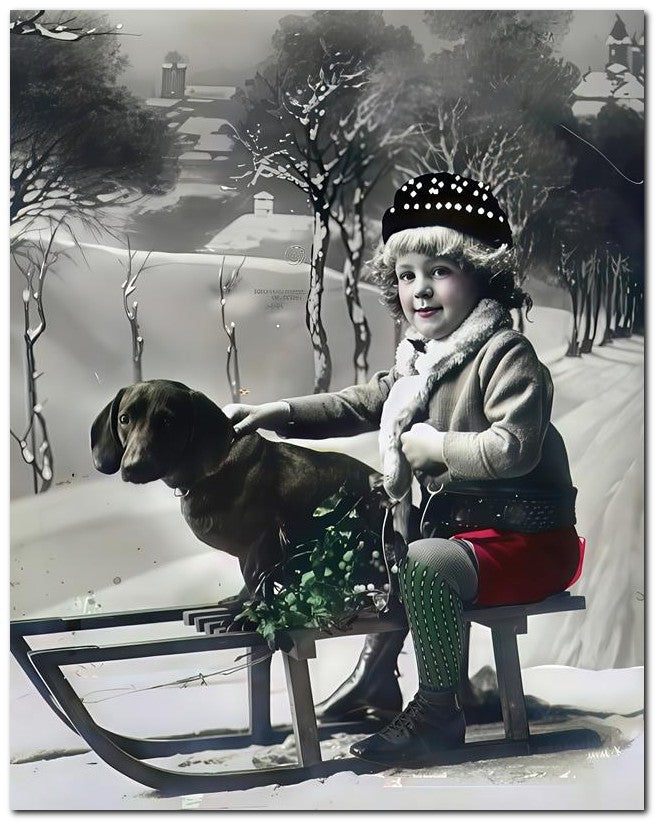 Belle Epoque Children 1909 Datsun Child 8x10 Photo Print 23052500276