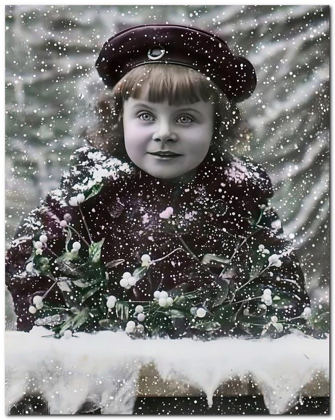 Belle Epoque Children 1909 Snow Baby 8x10 Photo Print 23052500300