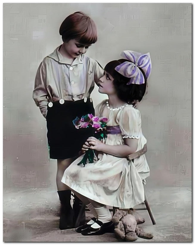 Belle Epoque Children 1910 Be Mine 8x10 Photo Print 23052500363