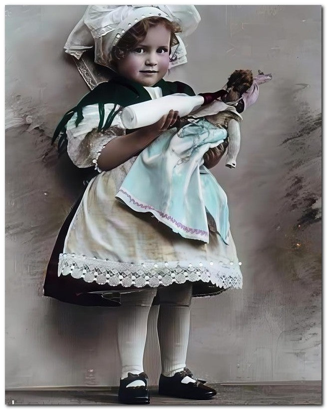 Belle Epoque Children 1910 Bottle Baby 8x10 Photo Print 23052500425