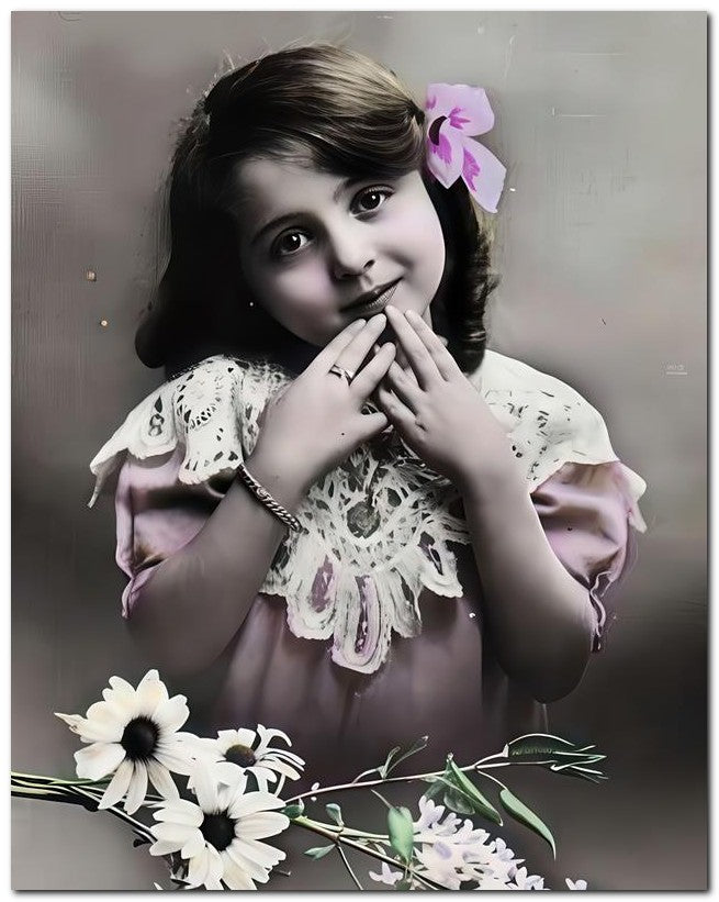 Belle Epoque Children 1910 Charming Cute 8x10 Photo Print 23052500476