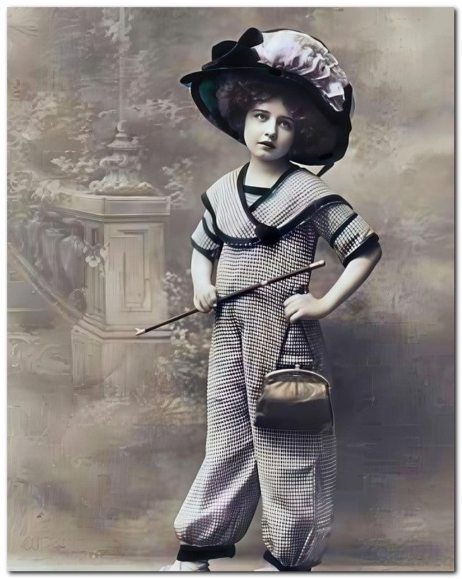 Belle Epoque Children 1910 Child Fashion 8x10 Photo Print 23052500485