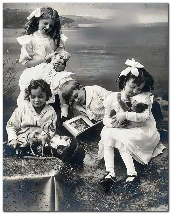 Belle Epoque Children 1910 Children 8x10 Photo Print 23052500494