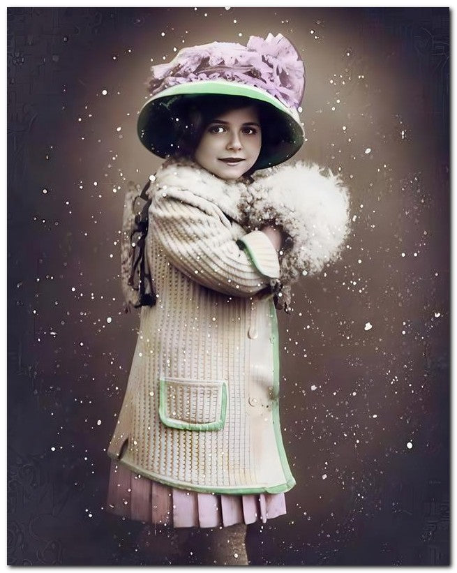 Belle Epoque Children 1910 Cute Outfit 8x10 Photo Print 23052500530