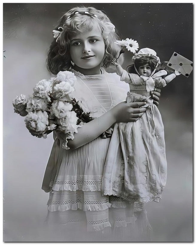 Belle Epoque Children 1910 Doll Daisy 8x10 Photo Print 23052500572