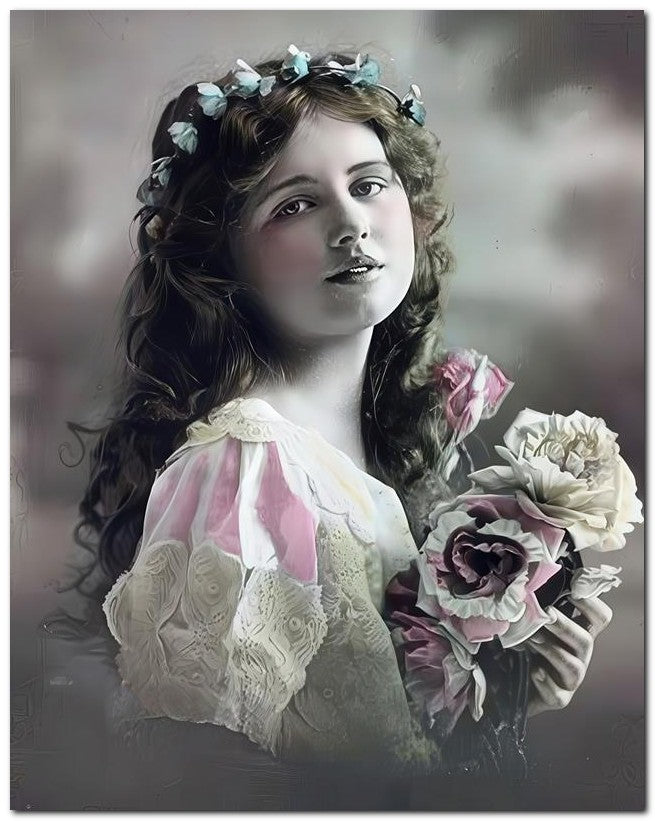 Belle Epoque Children 1910 English Beauty 8x10 Photo Print 23052500610
