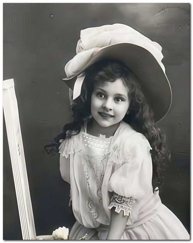 Belle Epoque Children 1910 Fist Roses 8x10 Photo Print 23052500630