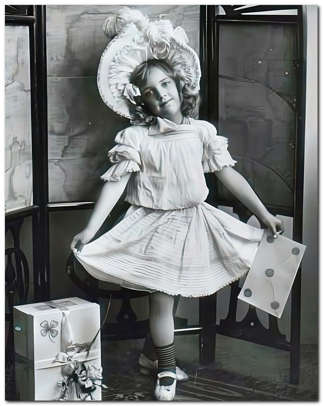 Belle Epoque Children 1910 Gift Letter 8x10 Photo Print 23052500647