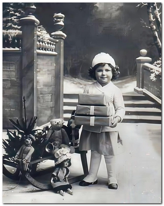 Belle Epoque Children 1910 Gifts 4 U 8x10 Photo Print 23052500649