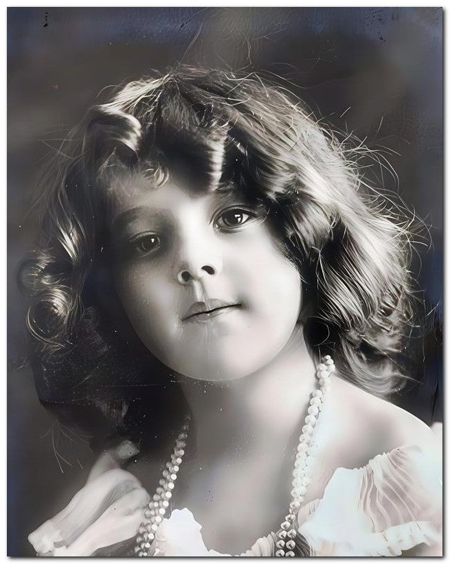 Belle Epoque Children 1910 Girl Pearls 8x10 Photo Print 23052500673