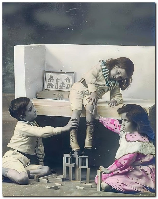 Belle Epoque Children 1910 Kids Play 8x10 Photo Print 23052500760