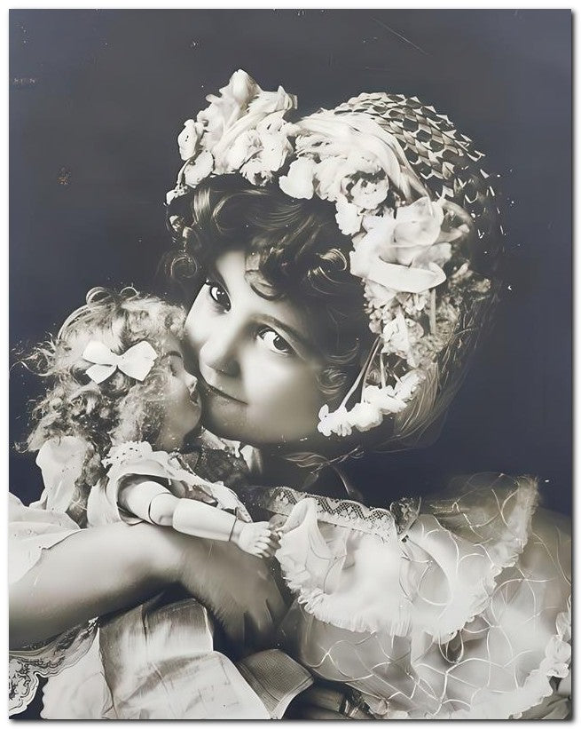 Belle Epoque Children 1910 Kiss Doll 8x10 Photo Print 23052500763