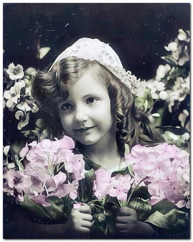Belle Epoque Children 1910 Lace Caplet 8x10 Photo Print 23052500773