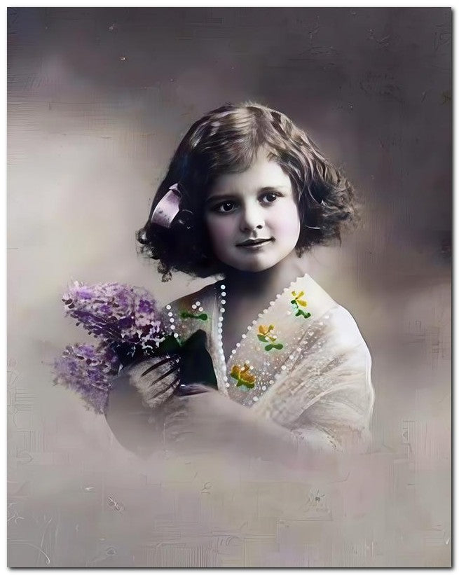 Belle Epoque Children 1910 Lilacs 8x10 Photo Print 23052500791