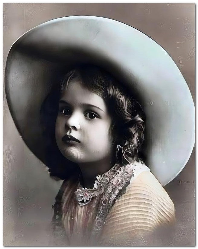 Belle Epoque Children 1910 Pouty Hat 1 8x10 Photo Print 23052500890