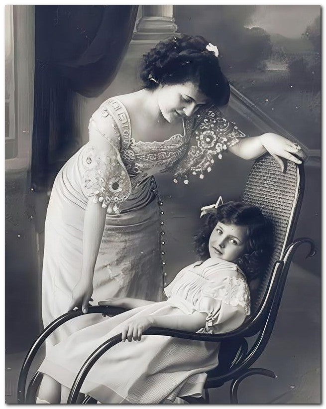 Belle Epoque Children 1910 Rocking Chair 8x10 Photo Print 23052500916