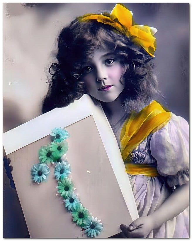 Belle Epoque Children 1910 Tint Girl Gift 8x10 Photo Print 23052501010