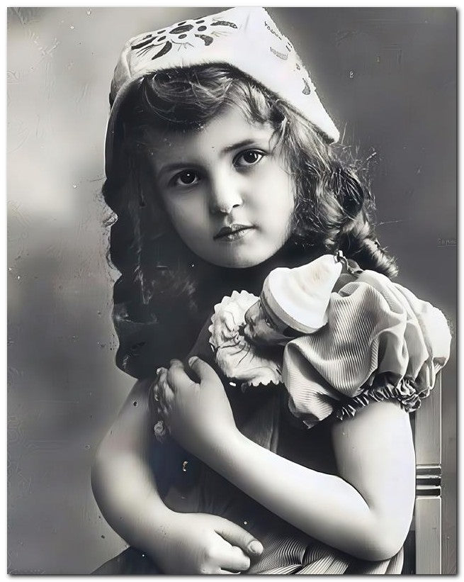 Belle Epoque Children 1911 Clown Doll 8x10 Photo Print 23052501090
