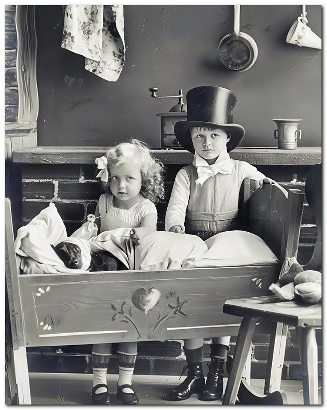 Belle Epoque Children 1911 Dog Doctor 8x10 Photo Print 23052501092
