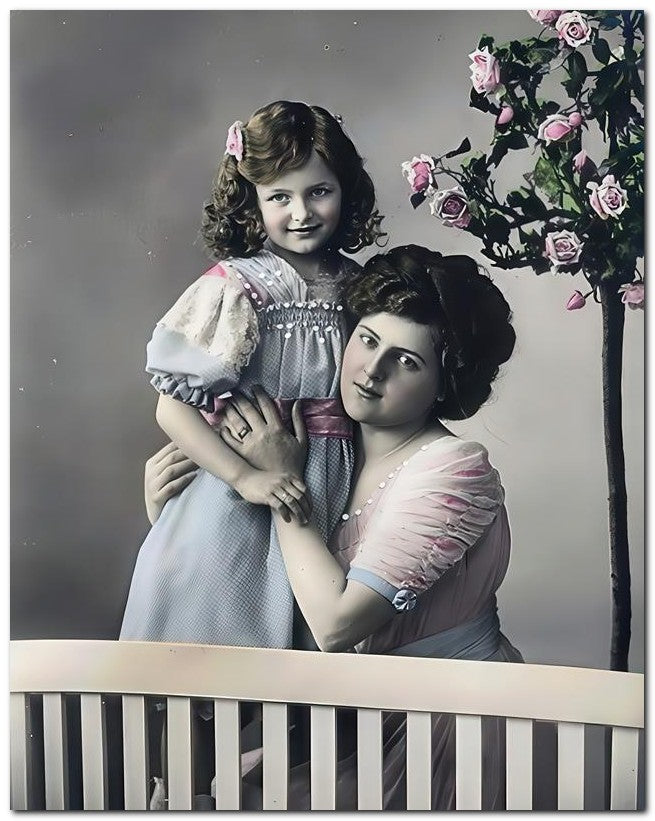 Belle Epoque Children 1912 Bench Mom 8x10 Photo Print 23052501127