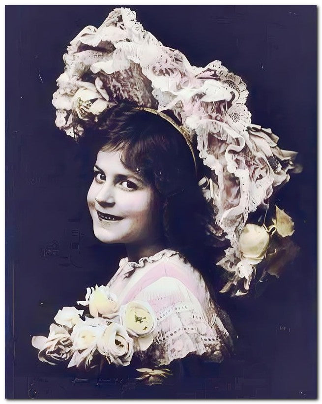 Belle Epoque Children 1912 Big Bonnet 8x10 Photo Print 23052501128