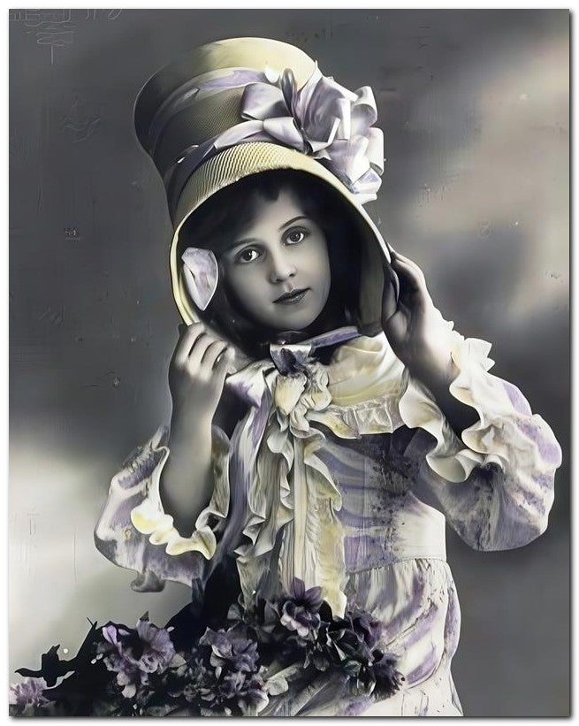Belle Epoque Children 1912 Hold Hat 8x10 Photo Print 23052501151