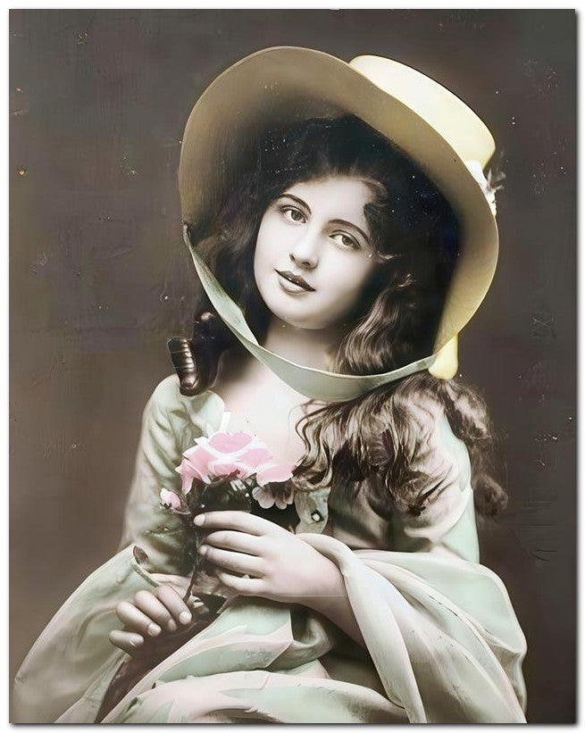 Belle Epoque Children 1913 Extremely Pretty 8x10 Photo Print 23052501195