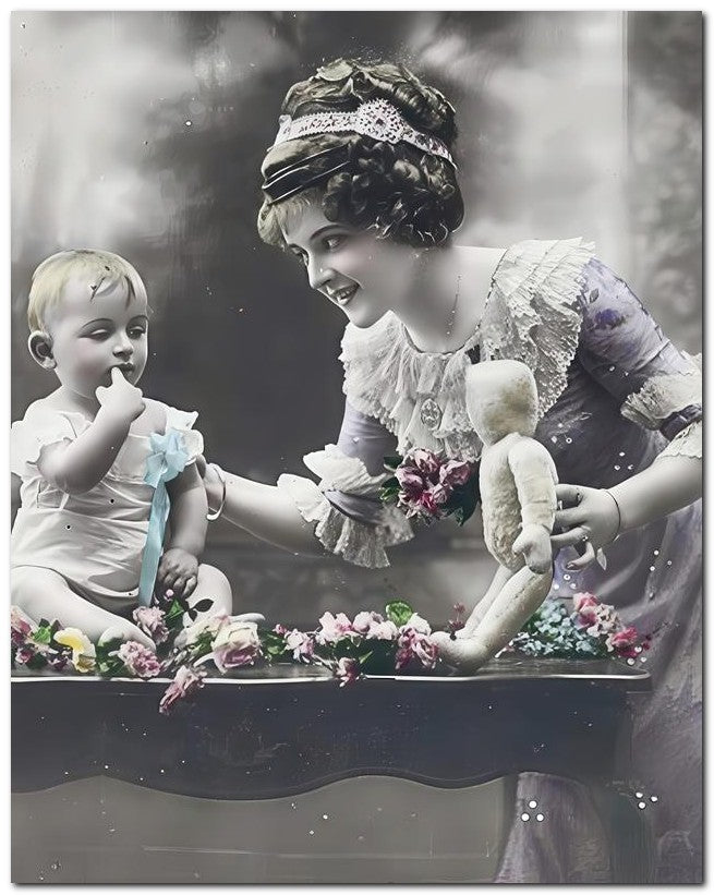 Belle Epoque Children 1918 Baby Doll 8x10 Photo Print 23052501284