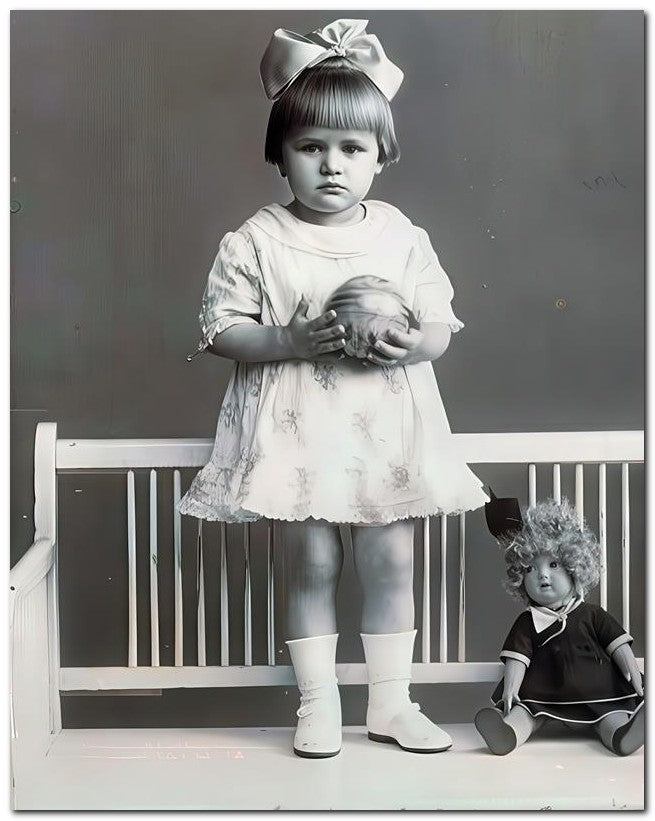 Belle Epoque Children Girl Ball Doll 8x10 Photo Print 23052501346