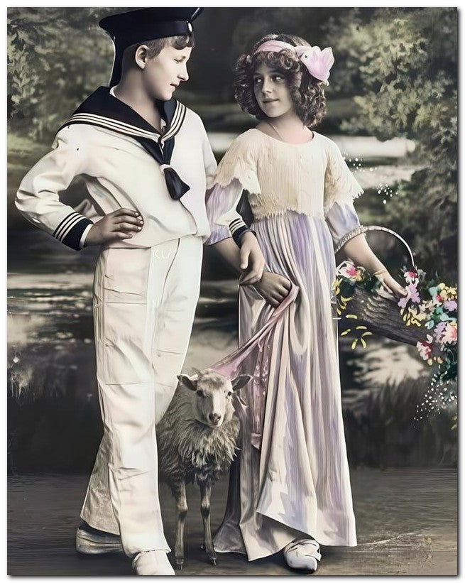 Belle Epoque Children Girl Sailorboy 3 8x10 Photo Print 23052501364