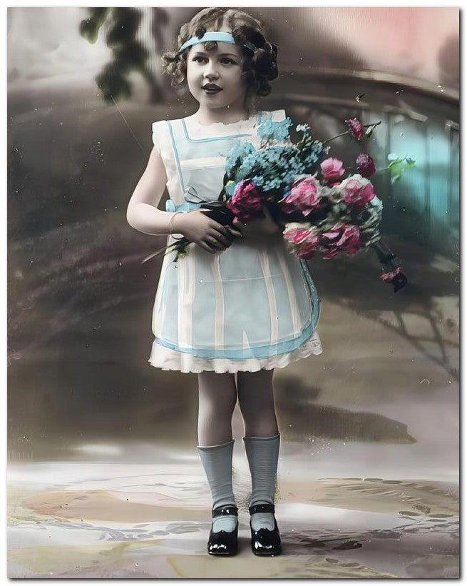 Belle Epoque Children Paris Girl 8x10 Photo Print 23052501386