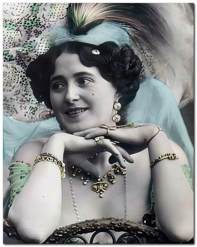 French Belle Epoque Fashion 1900's Jewelry 8x10 Photo Print 23052501424