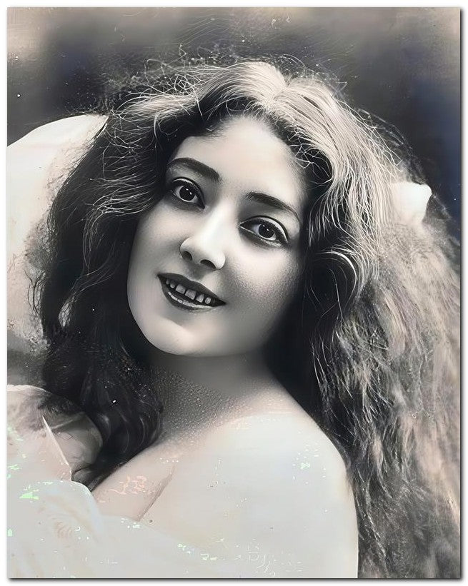 French Belle Epoque Fashion 1902 Thick Hair 8x10 Photo Print 23052501457